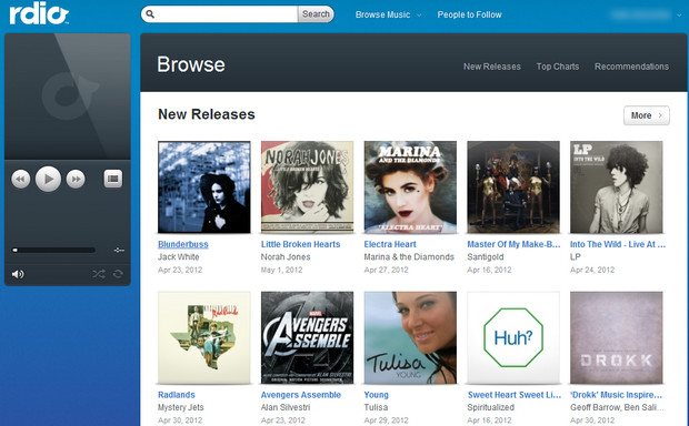 Rdio takes on Spotify and offers a rival music streaming service for the UK