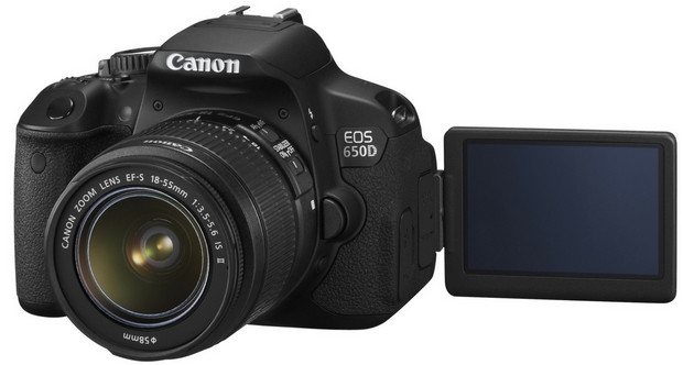 Canon unveils 18MP EOS 650D DSLR with 3 inch touchscreen