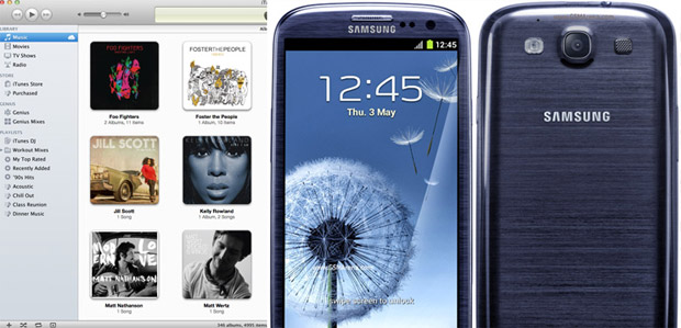 Samsung Galaxy phones to offer iTunes syncing