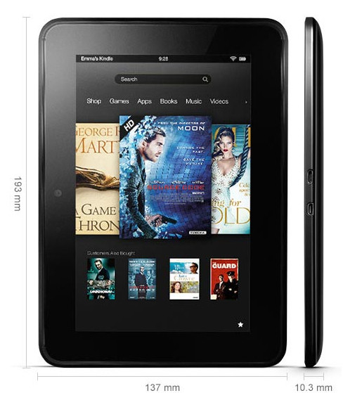 Kindle Fire HD 7 inch tablet arrives in the UK on Oct 25th: details, specs, pricing