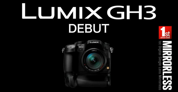 Panasonic Lumix GH3 camera gets shown off in the hands of photo pros