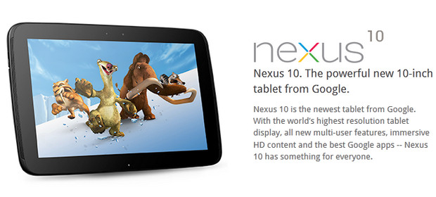 Google announce Nexus 10 - cheaper than an iPad with the highest resolution tablet screen on the planet