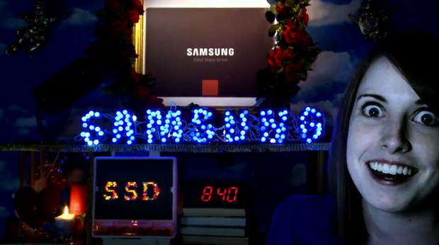 Samsung releases Overly Attached Computer video. And it's overly weird
