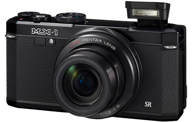 Pentax MX-1 compact enthusiast camera packs fast lens, 4x zoom and brass covers