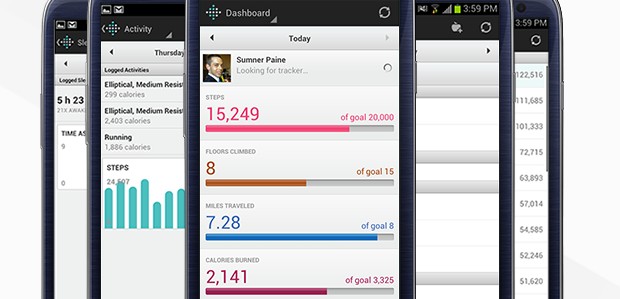 Fitbit activity tracker app syncs with Android Bluetooth 4.0 devices