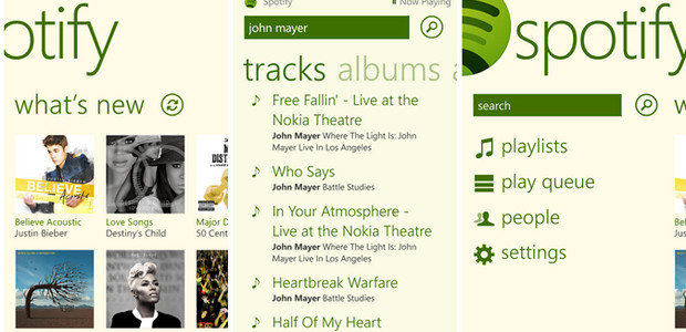 Spotify finally arrives for Windows Phone 8 users