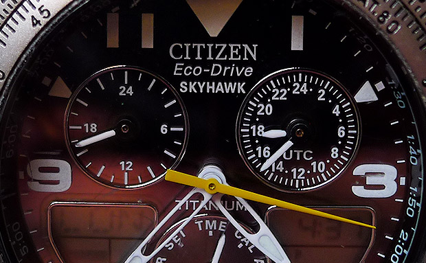 Review - CITIZEN JR3060-59F Men's Skyhawk Titanium Eco-Drive Flight Chronograph Watch