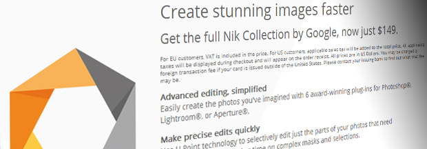 Google offers entire Nik photo editing software suite for bargain price of $149/£98
