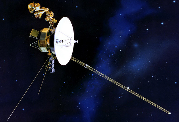 Voyager 1 becomes the first spacecraft to leave the solar system