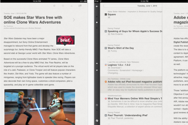 Reeder app for Mac and iPad fiven away free for limited period - get in quick