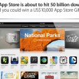 With Apple’s App Store cruising past the incredible landmark figure of 50 billion apps downloaded, the company has released updated lists of its all-time top iPhone and iPad apps.