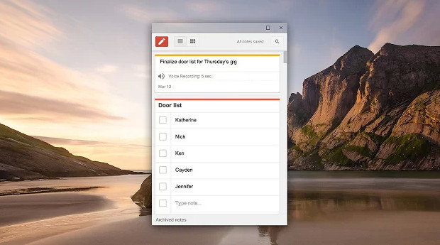 Google Keep note-taker gets even better with Chrome app