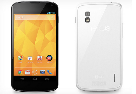 White Google Nexus 4 officially announced