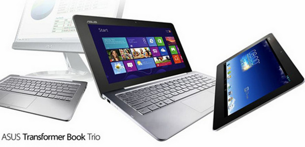 ASUS Transformer Book Trio laptop runs Android *and* Windows