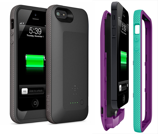 Belkin's Grip Power battery case promises to double iPhone 5 battery life
