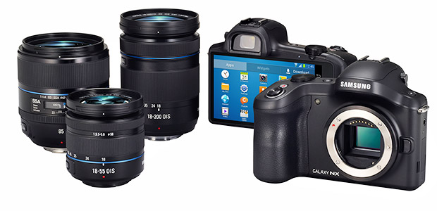 Samsung announces Android-powered Galaxy NX 20MP compact system camera