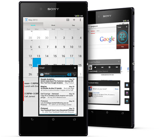 Sony Xperia Z Ultra packs massive 6.3″ screen and novel Bluetooth accessory