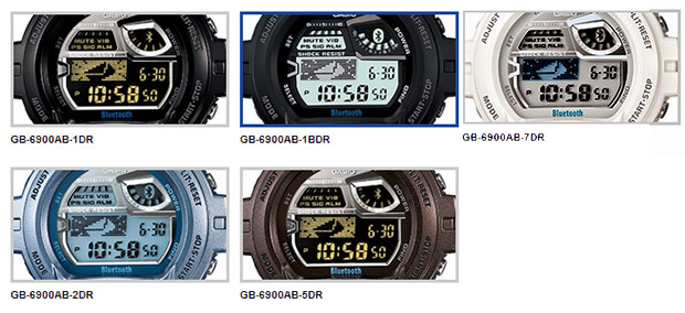 Casio G-SHOCK GB-6900B/X6900B watches announced with Bluetooth controls for smartphone music player