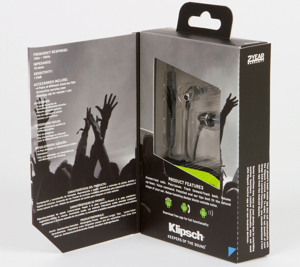 thumbnail image 2 of Klipsch Image S4i II In-Ear Headphones – S4 S4a R6 Series, 3.5mm, Black (Used, Various Models) 2 of 6