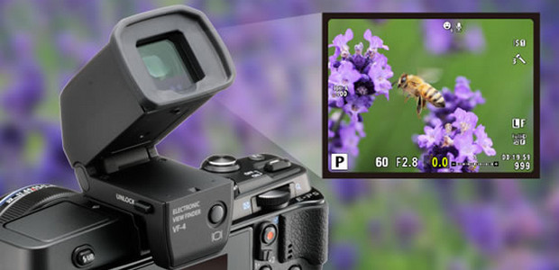 Olympus VF4 electronic viewfinder improves on OM-D EVF with 2.36m pixels