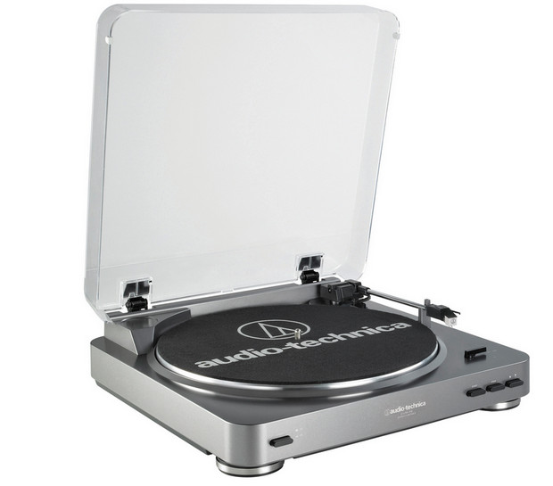 Audio-Technica AT-LP60 USB turntable effortlessly spins your vinyl into MP3 files