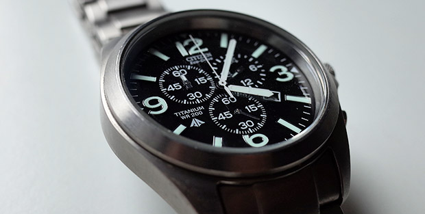 Review - Citizen Promaster Eco-Drive Titanium Chronograph watch AT0660-64E