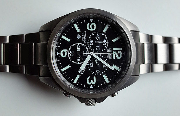 Review - Citizen Promaster Eco-Drive Titanium Chronograph watch AT0660-64E