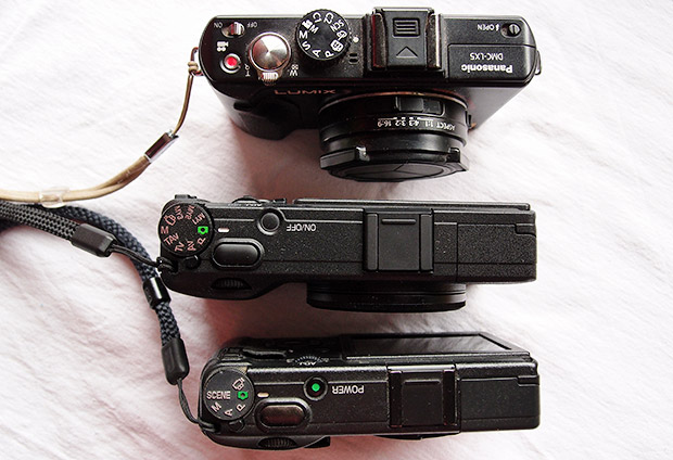 Ricoh GR vs Ricoh GRD vs Lumix LX5 - photo size comparison