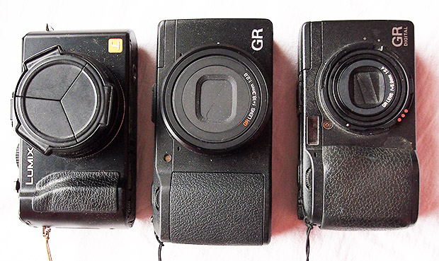 Ricoh GR vs Ricoh GRD vs Lumix LX5 - photo size comparison