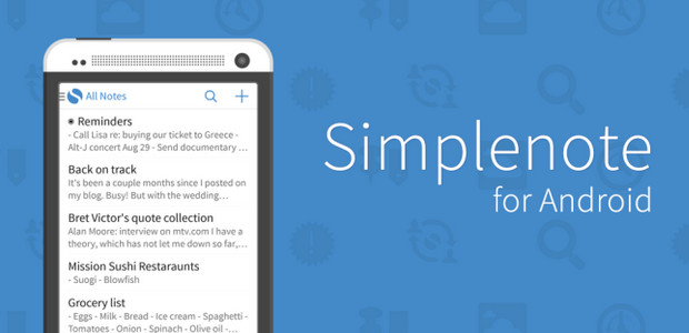 Simplenote note-taking app finally comes to Android