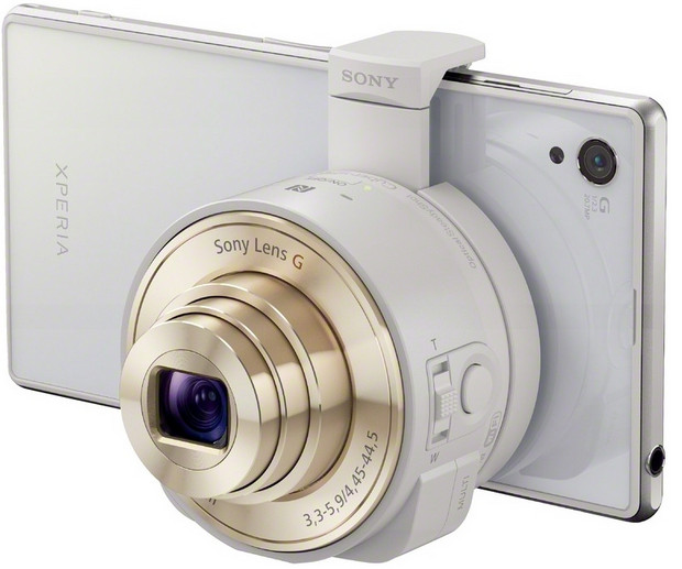 Sony baffle photographers with their oddball QX10 and QX100 camera modules for smartphones