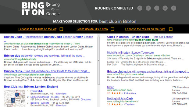 Bing versus Google - try this blind test to see which is the best search engine for you