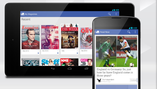 Google blends Currents and Magazines into a new, all purpose Newsstand app