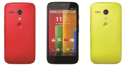 Google Motorola Moto G smartphone - built to compete with the iPhone for a fifth of the cost