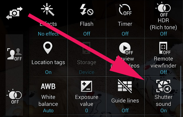 How to DEFINITELY turn off the annoying Samsung Galaxy S5 camera shutter noise