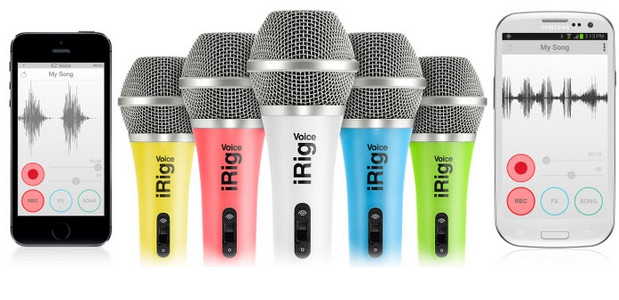 IK Multimedia launches iRig Voice microphones with a dash of colour