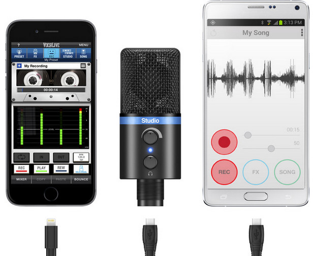 IK Multimedia announces iRig Mic Studio, a compact, large-diaphragm digital microphone