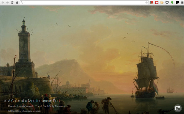 View wonderful art with every browser tab thanks to Google's new Chrome extension