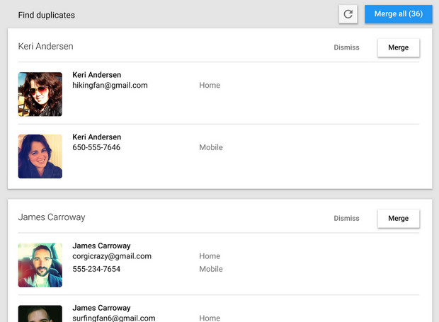 Google takes its Contacts interface out of the Stone Age, check out the new preview here