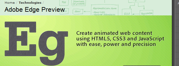 Adobe Edge HTML5 Web Animations Tool available for download now