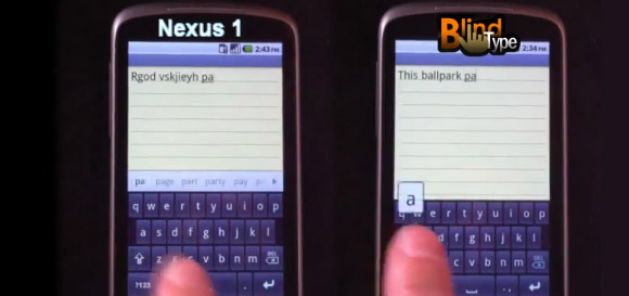 Google buys BlindType, mobile touch typing tech