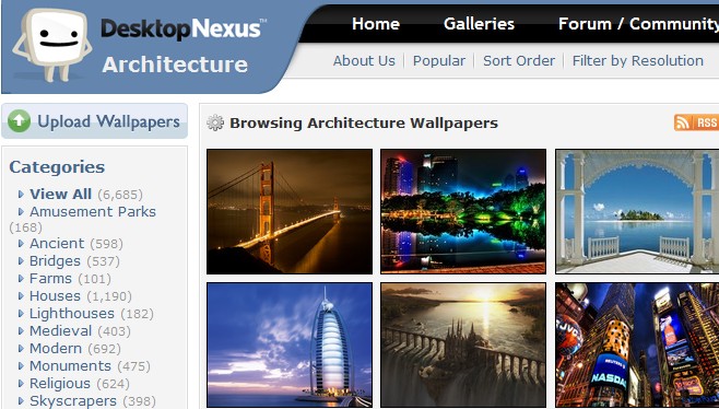 Tart up your desktop with free wallpaper from Desktop Nexus