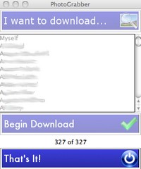 Photograbbers lets you download your tagged Facebook photos