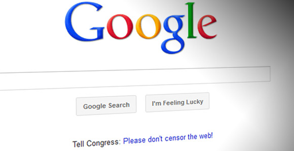 Google on SOPA: 'Don't Censor The Web'