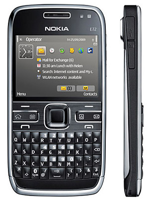 Nokia E72 ready for pre-order in the UK