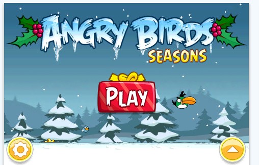 Angry Birds Christmas edition for iPhone and Android
