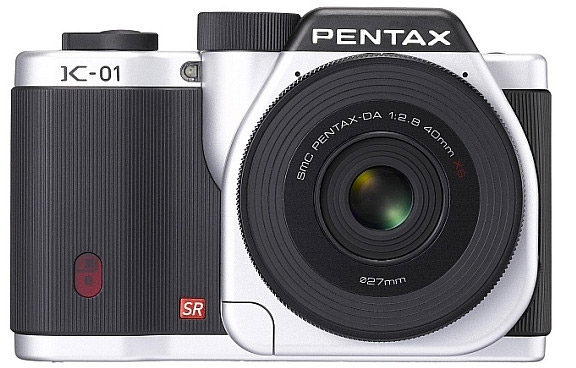 Pentax's K-01 K-mount APS-C mirrorless camera struts a designer look