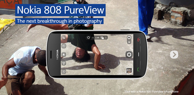Nokia shows off its stunning Nokia 808 PureView 41MP mobile camera