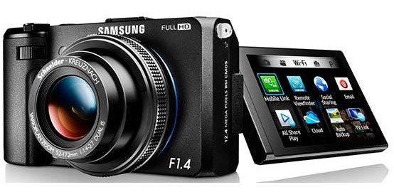 Samsung EX2F enthusiast compact offers super fast f1/4 lens and wi-fi