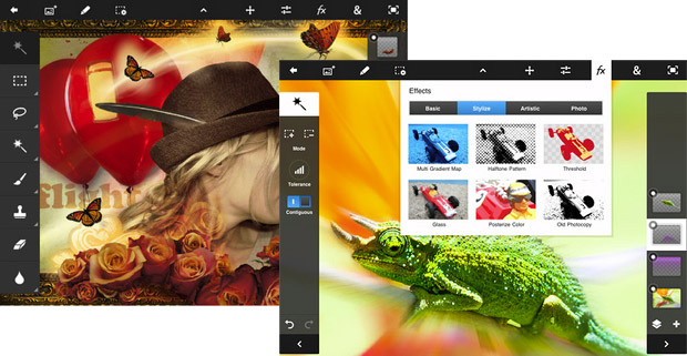 Adobe Photoshop Touch v1.3 released for Android and iOS tablets